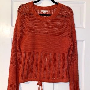 American Eagle Orange Sweater